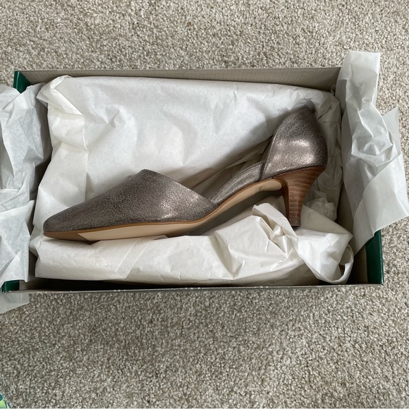 NWT - Paul Green ‘The Day Maker’ Women’s Shey Brushed Metalli Pumps Size 6.5 Med - Picture 1 of 11